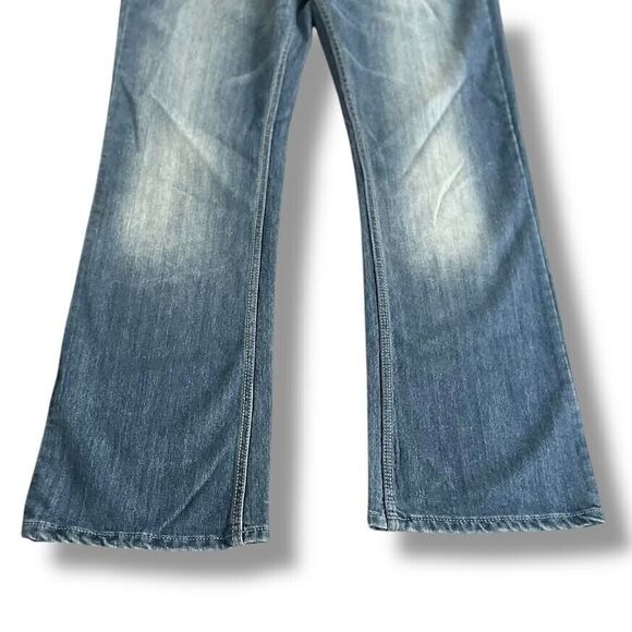 Route 66 Jeans Women's Size 12 Blue Flare Curvy Fit Low Rise Flap Pocket… - Picture 6 of 13